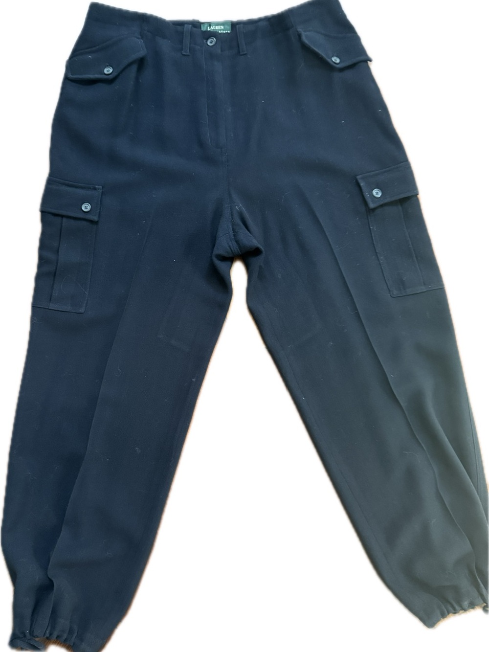 Lauren Ralph Lauren Navy Blue Cargo Jogger Pants NWOT